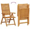 vidaXL Garden Dining Set 3 pcs Brown Solid Acacia Wood