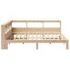 vidaXL Bookcase Bed without Mattress 150x200 cm King Size Solid Wood Pine