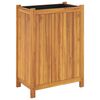 vidaXL Garden Planter with Liner 54x31x75 cm Solid Wood Acacia