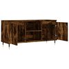 vidaXL TV Cabinet Smoked Oak 104x35x50 cm Engineered Wood