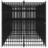 vidaXL Outdoor Dog Kennel Steel 12.9 m&sup2;