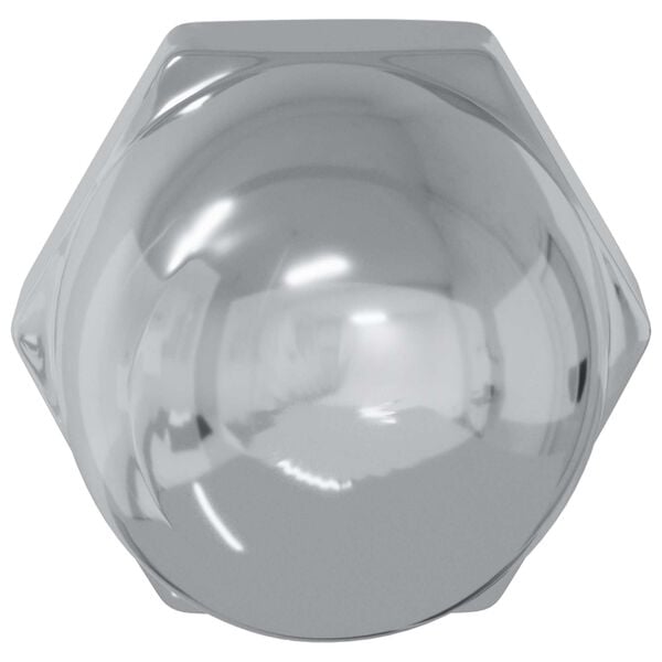 vidaXL Nut 2 pcs Silver M6 x 10 mm Iron