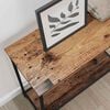 vidaXL Console Table Old wood 75 x 30.5 x 75 cm Engineered wood
