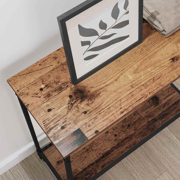 vidaXL Console Table Old wood 75 x 30.5 x 75 cm Engineered wood