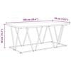 vidaXL Coffee Table Sonoma Oak 100 x 50 x 40 cm