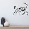 Homemania Wall Decoration Cat 46x37 cm Steel Black