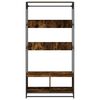 vidaXL Wardrobe Smoked Oak 90x50x180 cm Engineered Wood