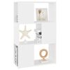 vidaXL Book Cabinet Room Divider White 60x24x94 cm Engineered Wood