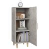 vidaXL Sideboard Concrete Grey 34.5x34x90 cm Engineered Wood