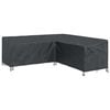 vidaXL Furniture Cover Black 235 x 235 x 80 cm 600D Oxford Fbric