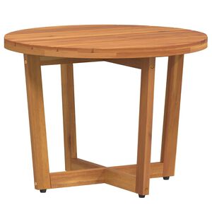 vidaXL Garden Side Table Round &Oslash;55x40 cm Solid Wood Acacia