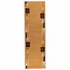 vidaXL Runner Rug FLORNES Woven Beige PP 7 mm