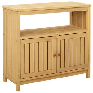vidaXL Garden Console Table Light Acacia 80 x 35 x 75 cm