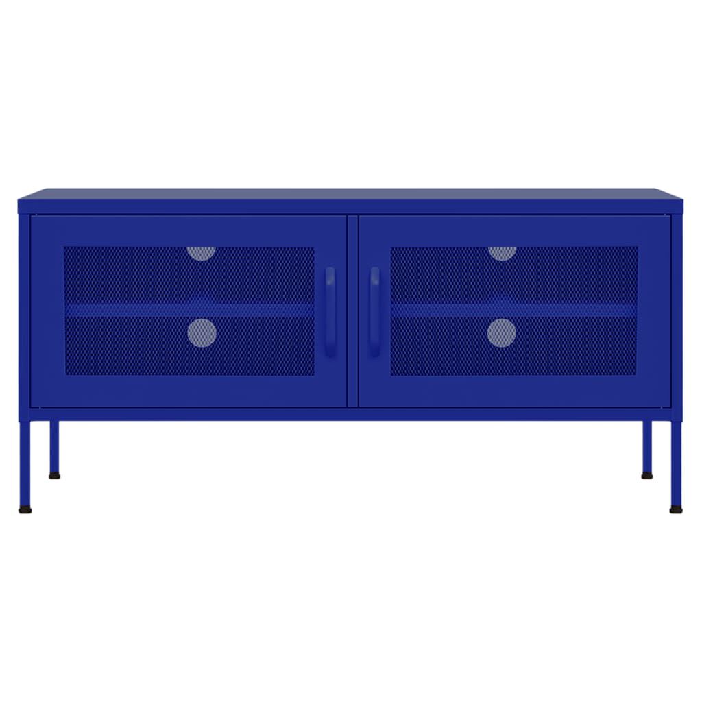 Ikea blue sales metal tv stand