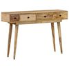 vidaXL Console Table 118x30x77 cm Solid Mango Wood