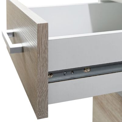 vidaXL Kitchen Cabinet with Sink Base Unit 8 Pieces Oak Look