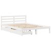 vidaXL Bed Frame without Mattress White 160x200 cm Solid Wood Pine