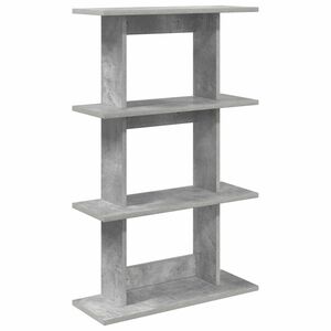 vidaXL Wall Shelf Wall-Mounted Concrete Grey 56 x 20 x 90 cm