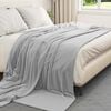 vidaXL Throw Blankets 6 pcs Grey 240 x 270 cm Fleece