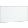 vidaXL Magnetic Whiteboard 100x50x1.7 cm Aluminium