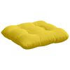vidaXL Seat Cushions 4 pcs Light Yellow 40 x 40 x 12 cm Fabric