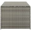 vidaXL Garden Storage Box Poly Rattan 180x90x70 cm Grey