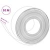 vidaXL Garden Edgings 2 pcs Black 10 m 20 cm Polyethylene