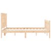vidaXL Bed Frame without Mattress Small Double Solid Wood Pine
