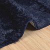 vidaXL Shaggy Rug High Pile NAVARRA Navy 240x240 cm Polyester