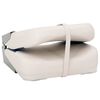vidaXL Foldable Boat Seat 1 Set Blue and White 41x36x48 cm