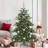 vidaXL Artificial Hinged Christmas Tree Green 150 cm PVC and Steel