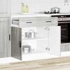 vidaXL Kitchen Base Cabinet&nbsp;Porto Grey Sonoma Engineered Wood