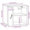 vidaXL Wall Cabinets 2 pcs 31.5x30x30 cm Solid Wood Pine