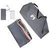 vidaXL Water Resistant Tarp Grey and Orange