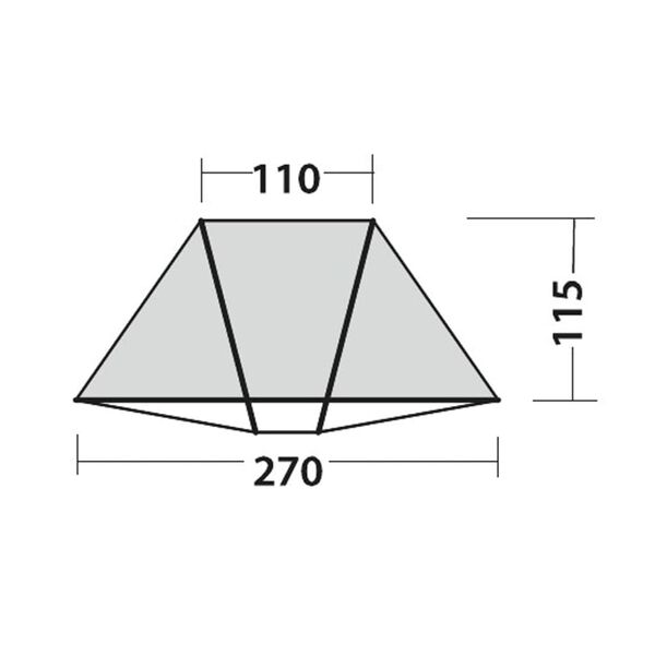 Easy Camp Beach Shelter Beach Grey and Sand