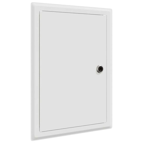 vidaXL Access Panel White 33 x 23 x 3 cm Steel
