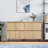 vidaXL Sideboards 2 pcs Sonoma Oak Engineered Wood