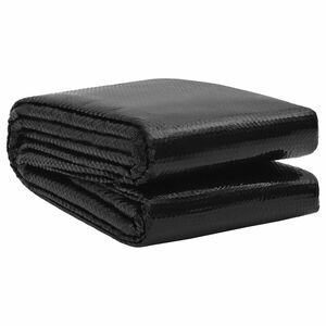vidaXL Solar Pool Cover Heavy Quality &Oslash; 210 cm 200 &mu;m Round PE Black