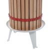 vidaXL Fruit and Wine Press with Cloth Bag 30 L Oak Wood