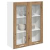 vidaXL Hanging Cabinet Artisan Oak 80 x 31 x 100 cm Engineered Wood