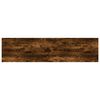 vidaXL Wall Shelves 4 pcs Smoked Oak 80x20x1.5 cm Engineered Wood