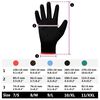 vidaXL Work Gloves 12 pcs Black 7 / S Polyester