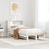 vidaXL Bookcase Bed without Mattress White 75x190 cm Small Single Solid Wood