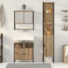vidaXL Bathroom Furniture Set 3 pcs Artisan Oak Engineered Wood