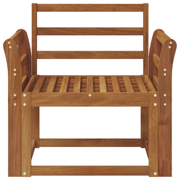 vidaXL Outdoor Sofa Solid Acacia Wood Natural
