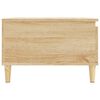 vidaXL Coffee Table Sonoma Oak 55x55x36.5 cm Engineered Wood