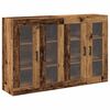 vidaXL Wall Cabinets 2 pcs Old Wood 69.5 x 34 x 90 cm Engineered Wood