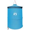 vidaXL Pop-up Toilet Tent with Hanging Rope Blue 97 x 126 cm