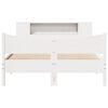 vidaXL Bed Frame without Mattress White 120x200 cm Solid Wood Pine