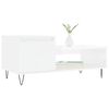 vidaXL Coffee Table High Gloss White 100x50x45 cm Engineered Wood